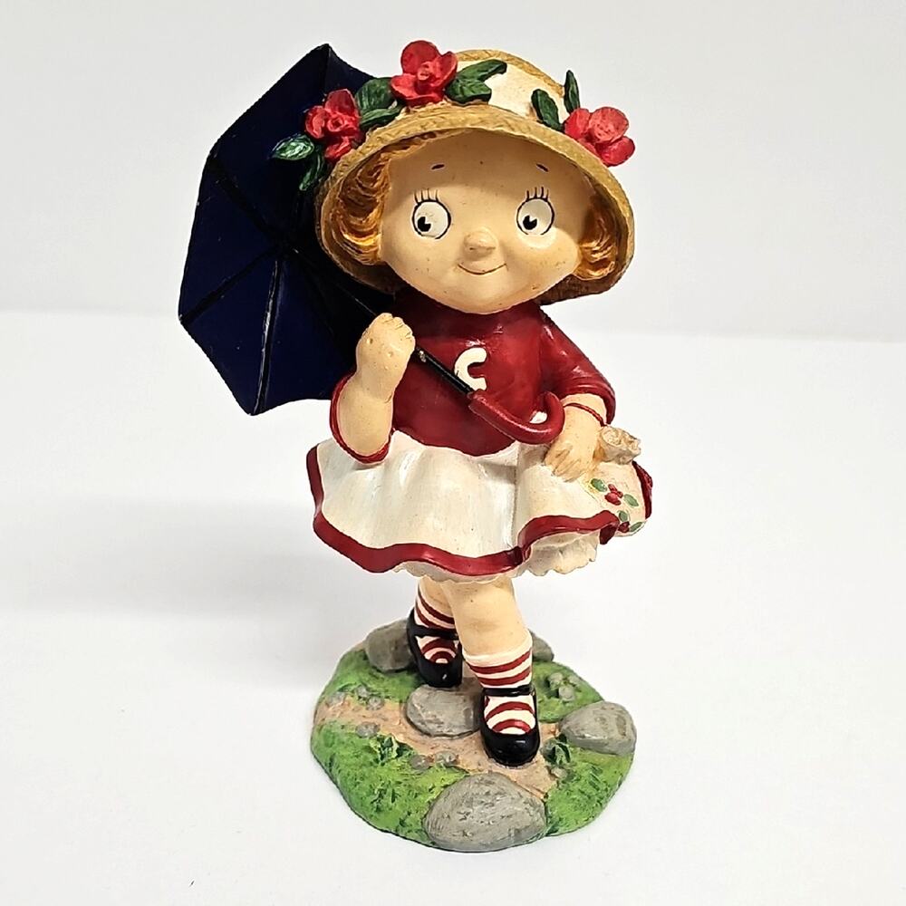 Vintage Campbell Kids Collection "Spring Stroll" Girl Figurine with Umbrella